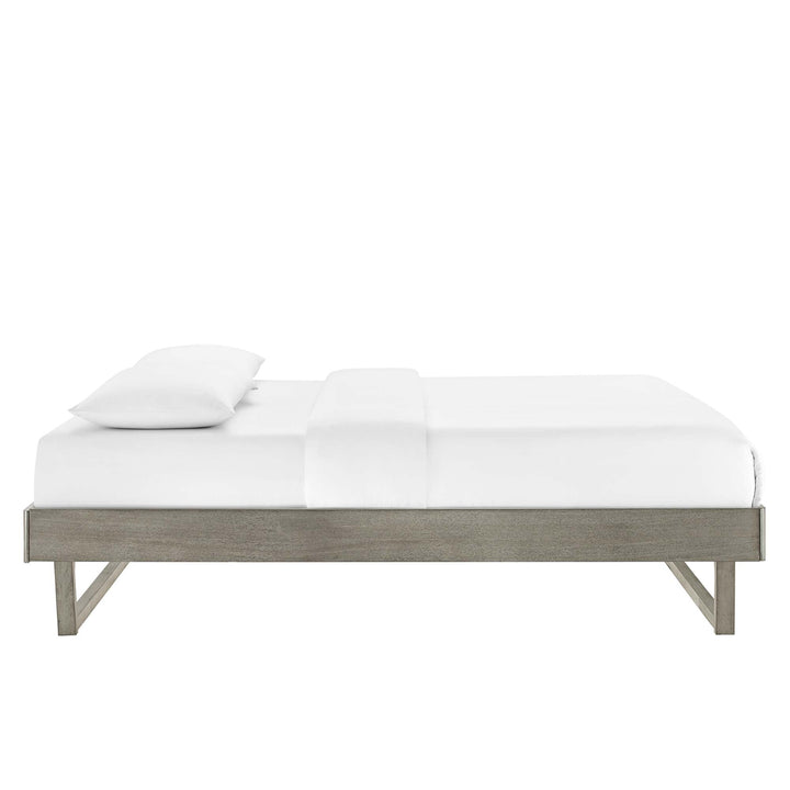 Lovisa Queen Platform Bed - Gray Denmark Home