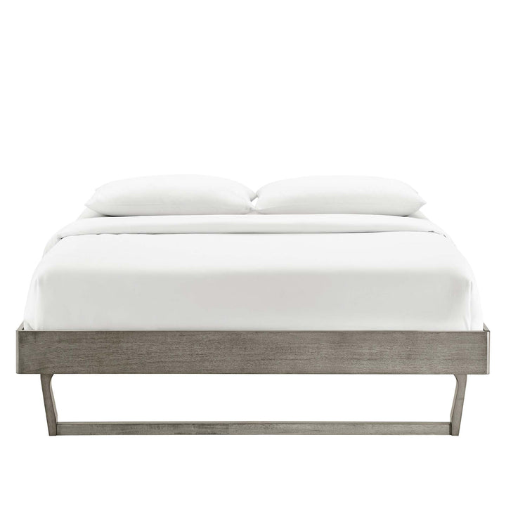 Lovisa Queen Platform Bed - Gray Denmark Home