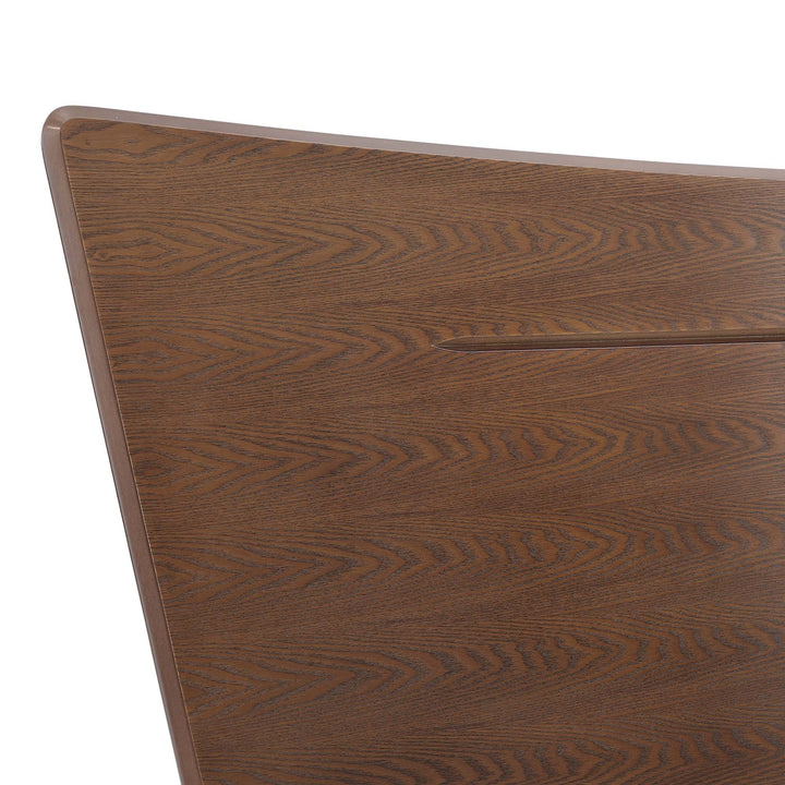 Embla Queen Platform Bed - Walnut Denmark Home