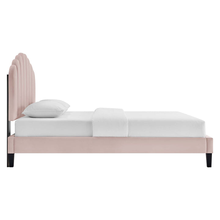 Elise Twin Platform Bed - Pink Denmark Home