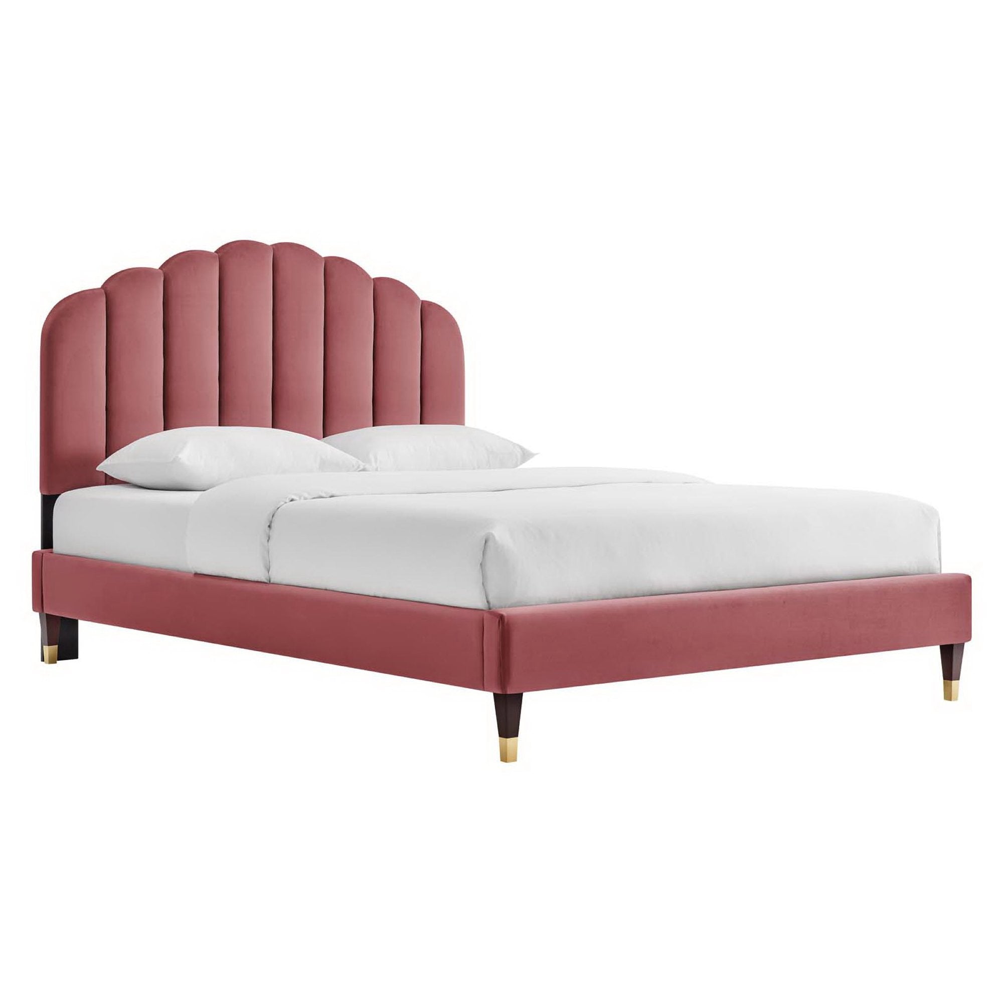 Elise Queen Platform Bed - White (Copy) Denmark Home