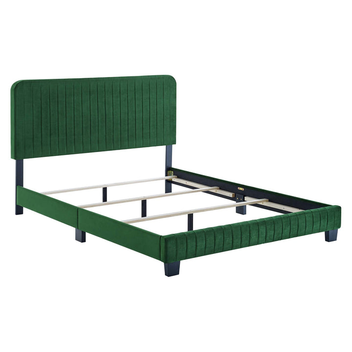 Yiva Queen Bed - Emerald Denmark Home