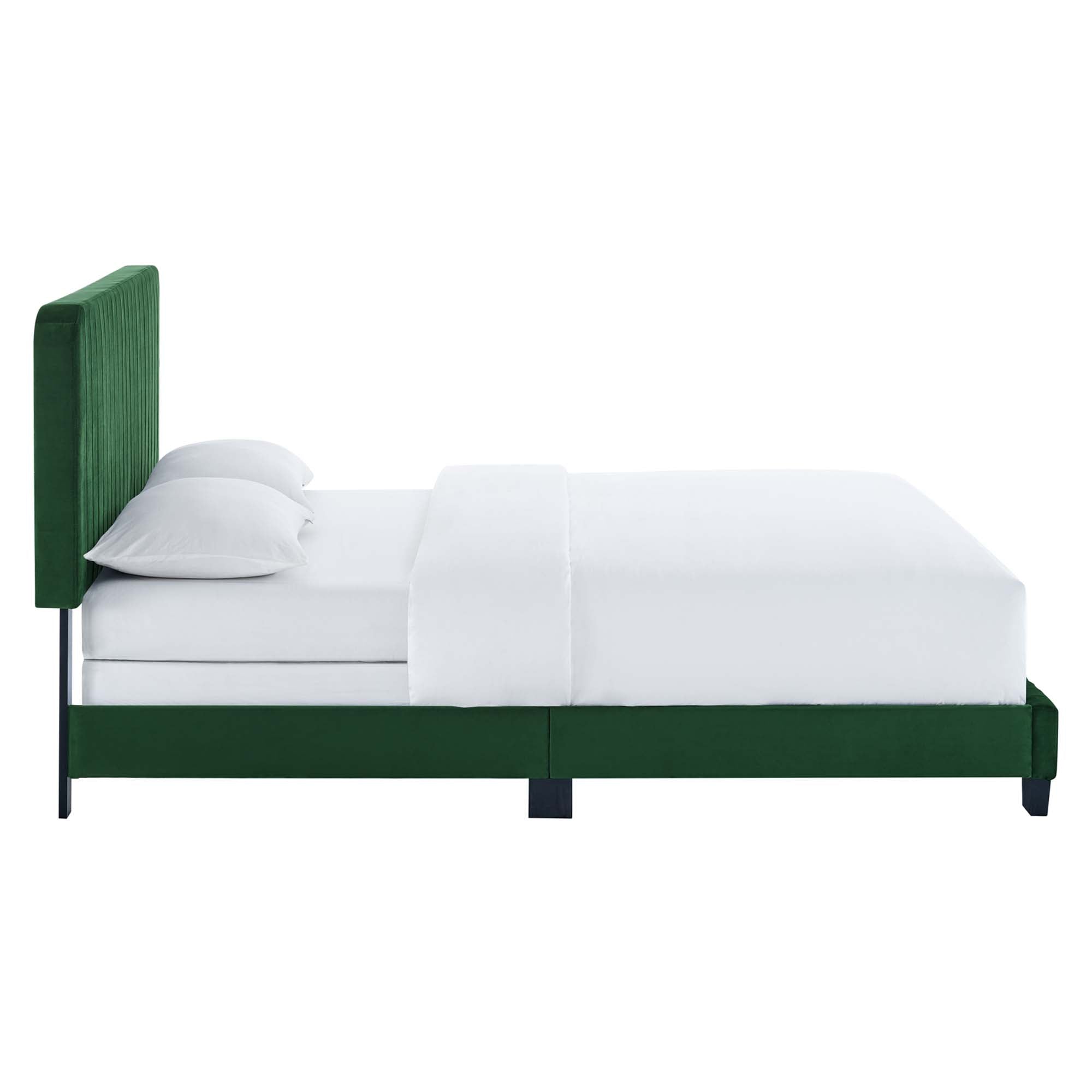 Yiva Queen Bed - Emerald Denmark Home
