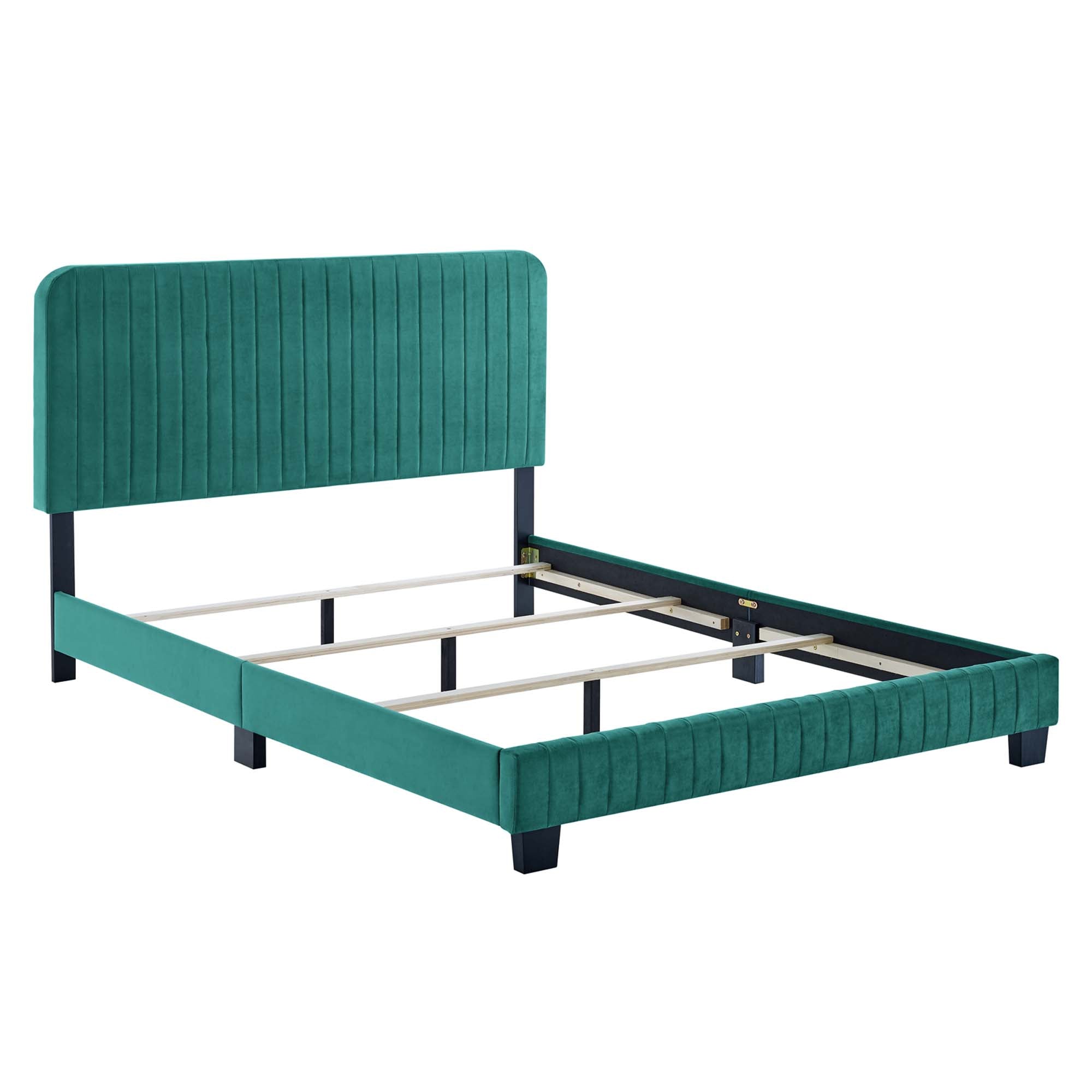 Yiva Full Bed - Teal Denmark Home
