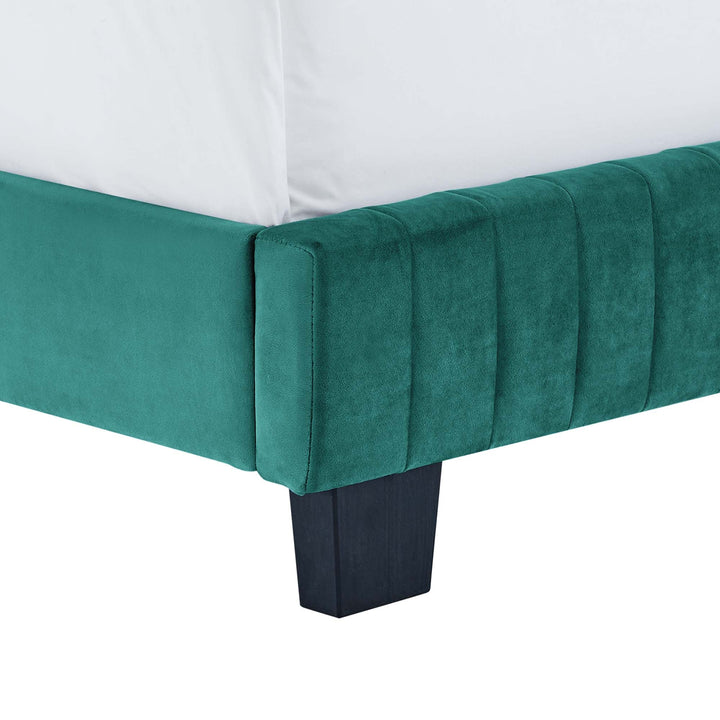 Yiva Full Bed - Teal Denmark Home