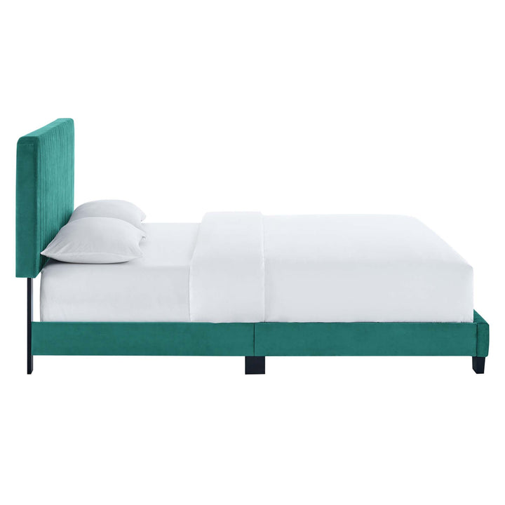 Yiva Full Platform Bed  - Teal Denmark Home
