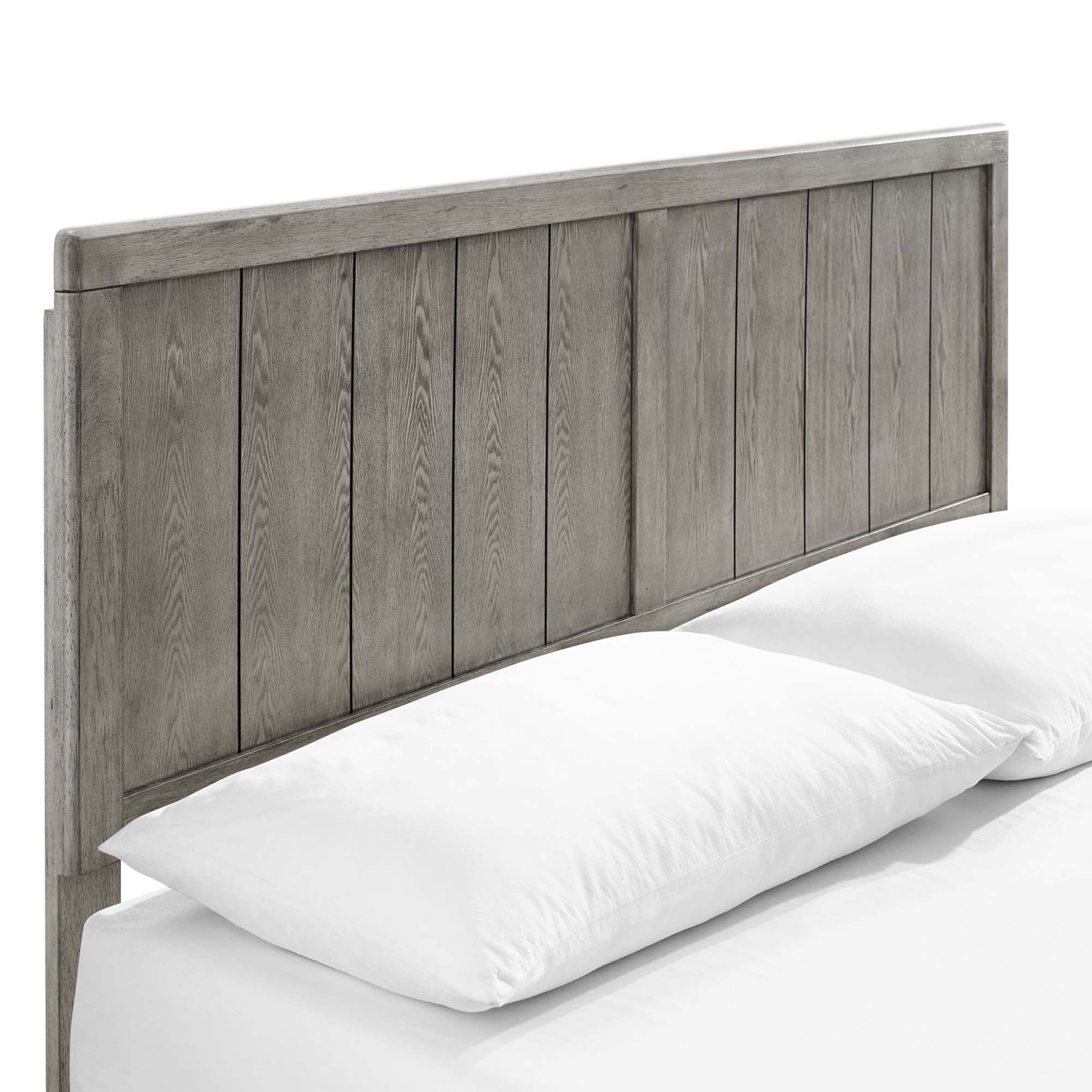 Hale Full Platform Bed – Gray Denmark Home