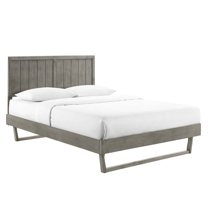 Hale King Platform Bed – Gray Denmark Home