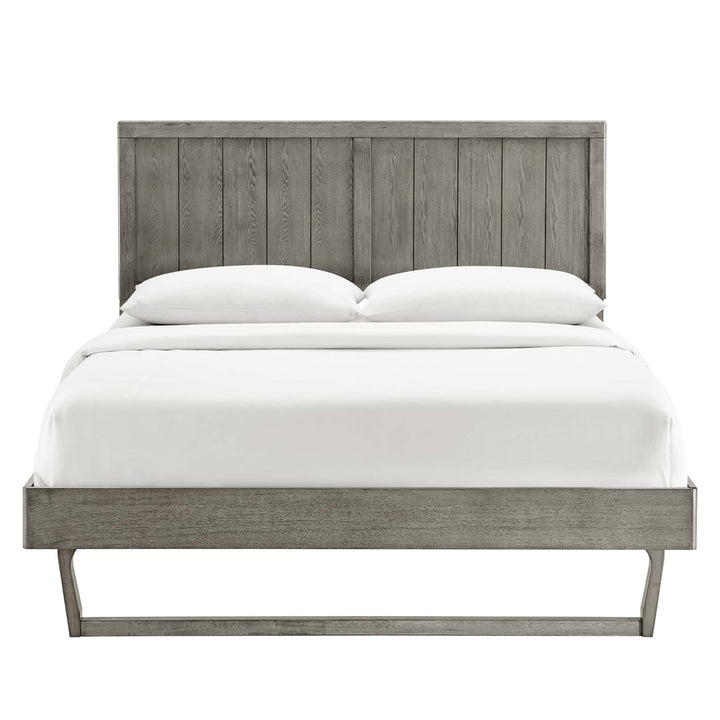 Hale King Platform Bed – Gray Denmark Home
