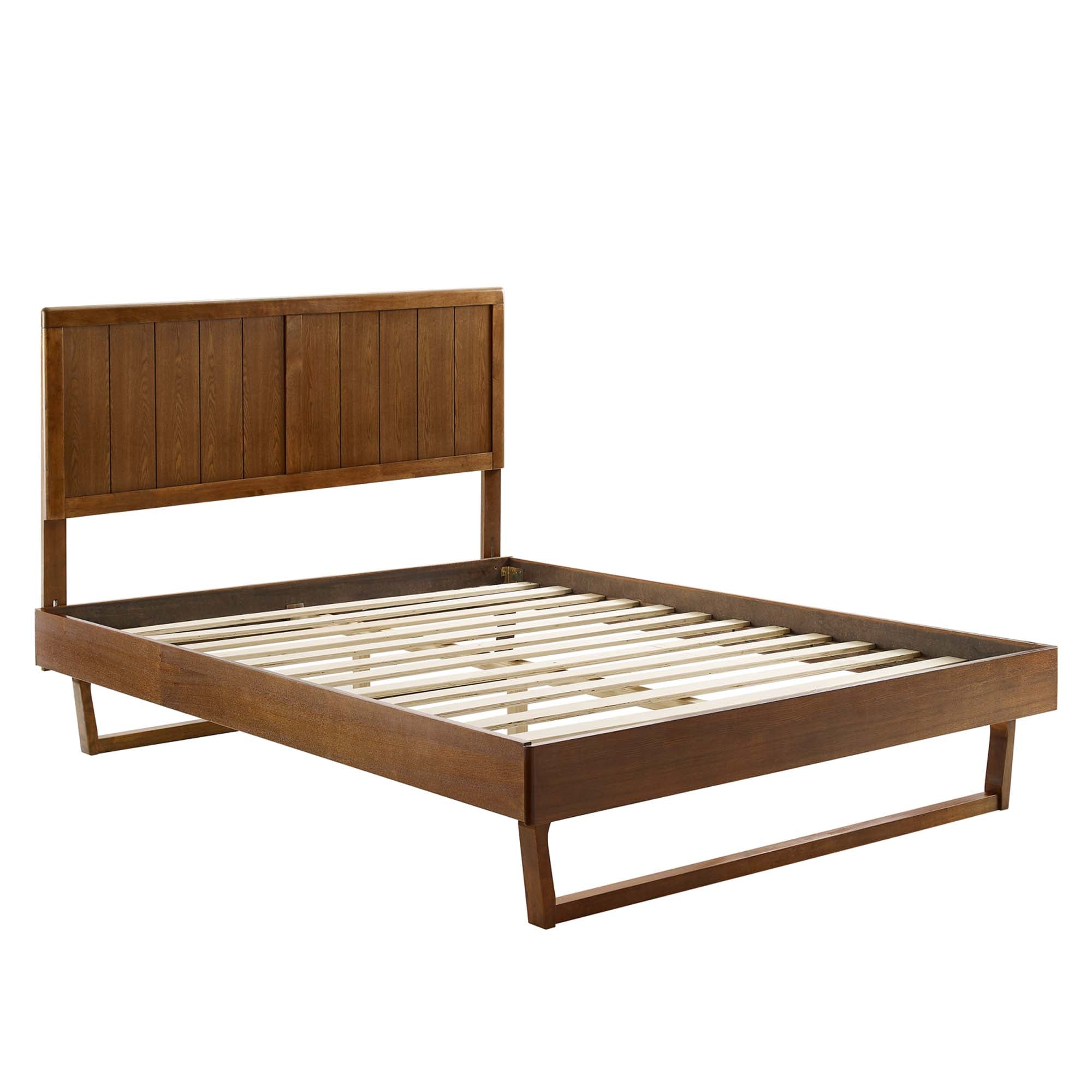 Hale Twin Platform Bed – Walnut Denmark Home
