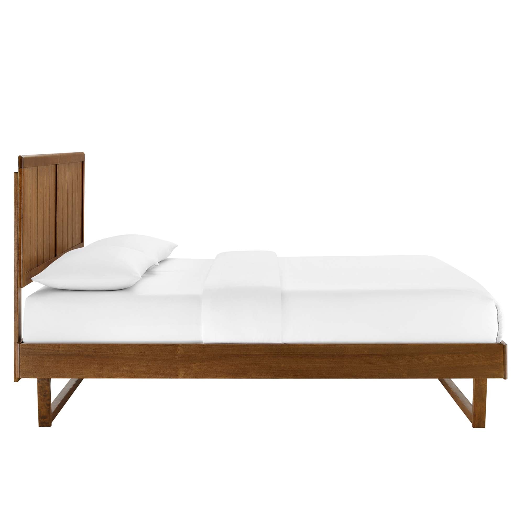 Hale Twin Platform Bed – Walnut Denmark Home