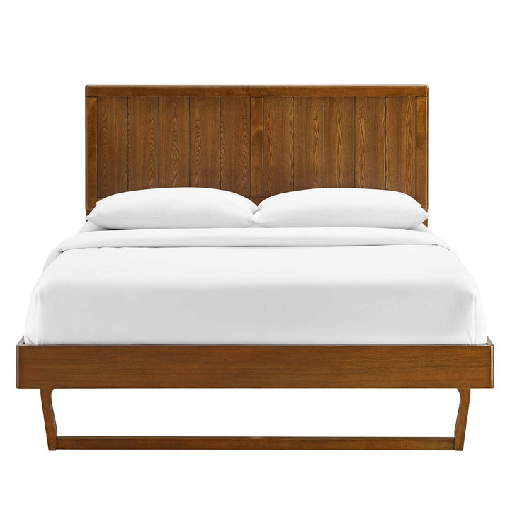 Hale Twin Platform Bed – Walnut Denmark Home