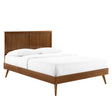 Hale Full Platform Bed - Walnut Denmark Home