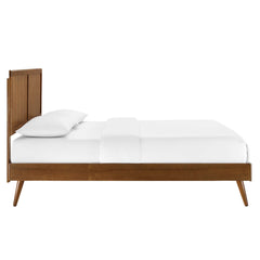 Hale Full Platform Bed - Walnut Denmark Home