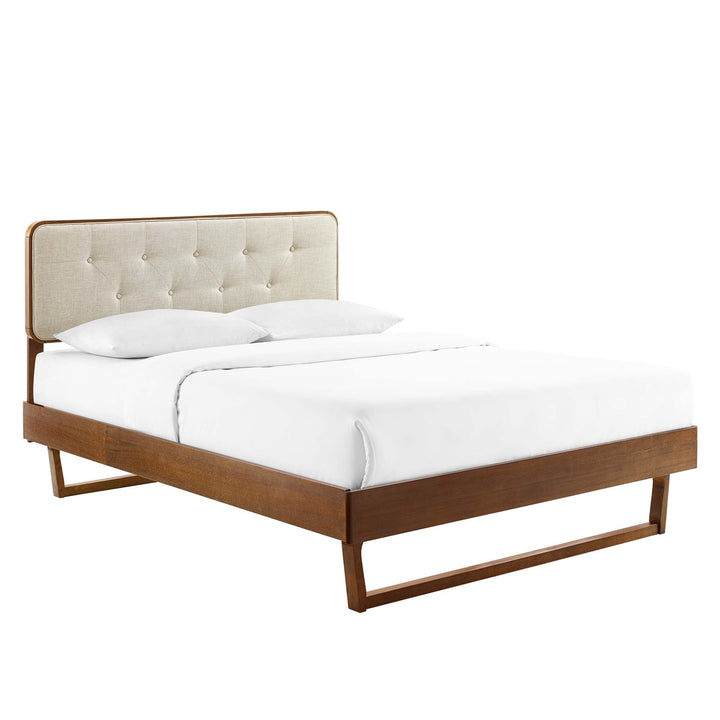 Alva Full Platform Bed - Black Beige (Copy) Denmark Home