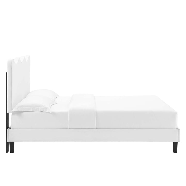 Ona Twin Platform Bed - White Denmark Home
