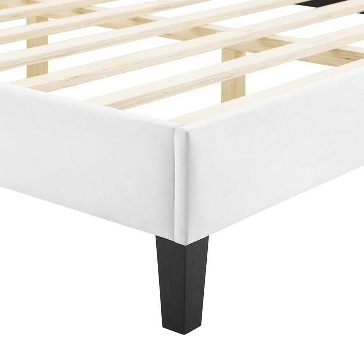 Ona Twin Platform Bed - White Denmark Home