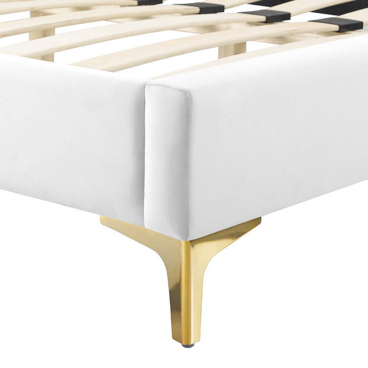 Ona Queen Platform Bed - White Denmark Home