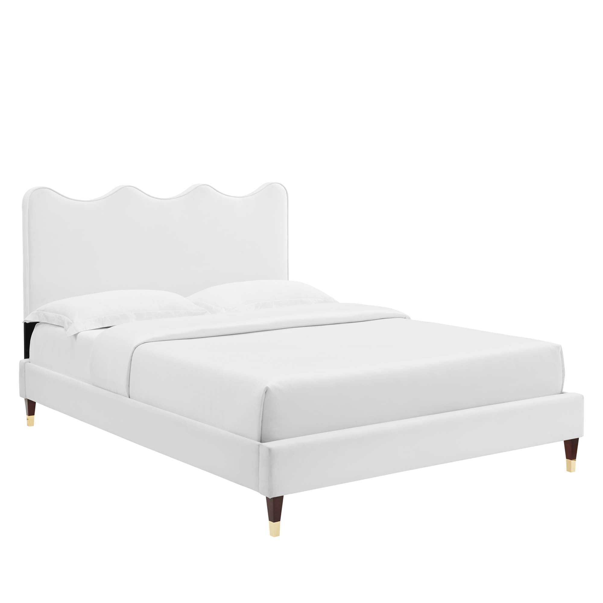 Ona Queen Platform Bed - White (Copy) Denmark Home