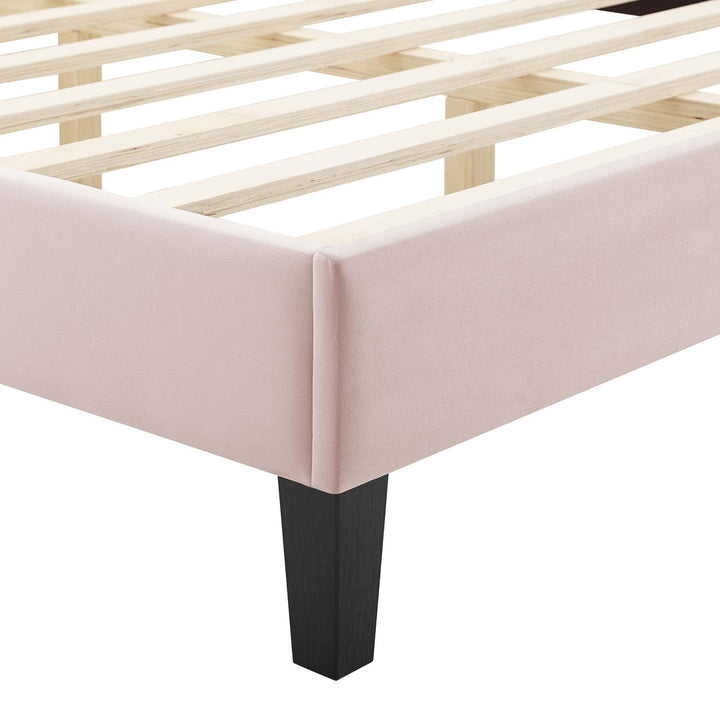 Ona Queen Platform Bed - Pink Denmark Home