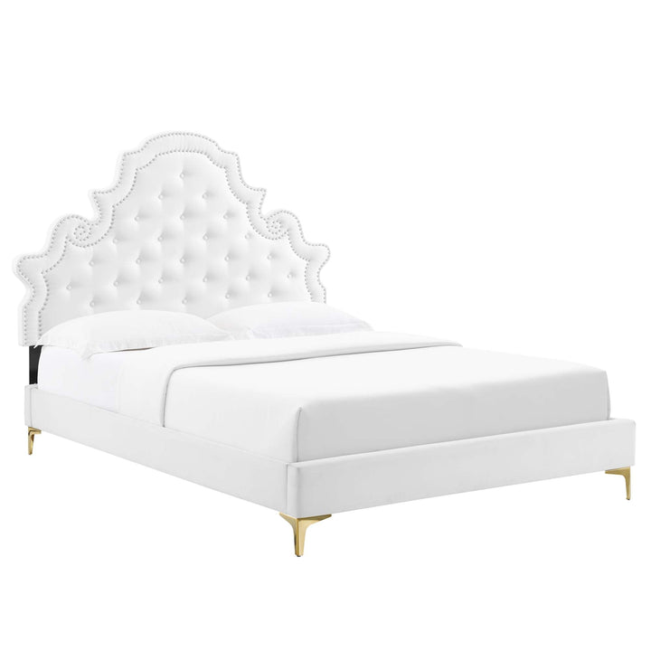Saga Queen Platform Bed - Pink (Copy) Denmark Home