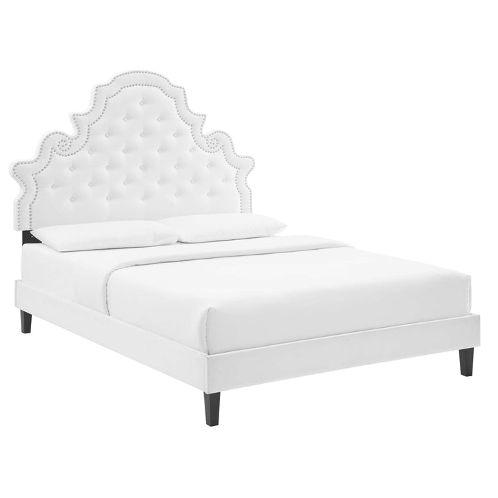 Saga Full Platform Bed - Pink (Copy) Denmark Home