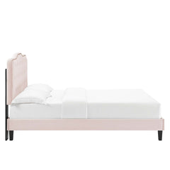 Elsen Full Platform Bed – Pink Denmark Home