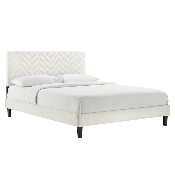 Zerina Full Platform Bed - White Denmark Home