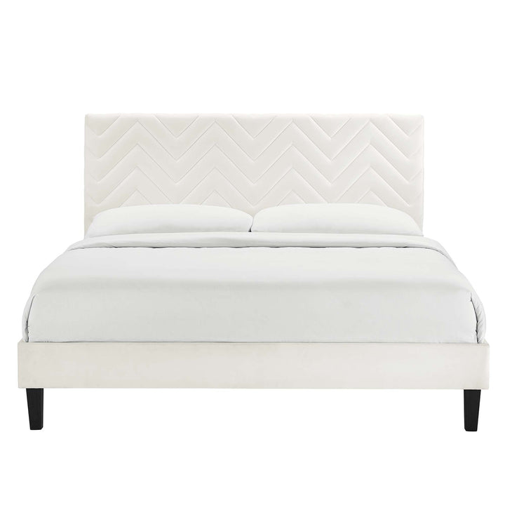 Zerina Full Platform Bed - White Denmark Home