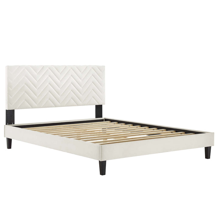 Zerina Full Platform Bed - White Denmark Home