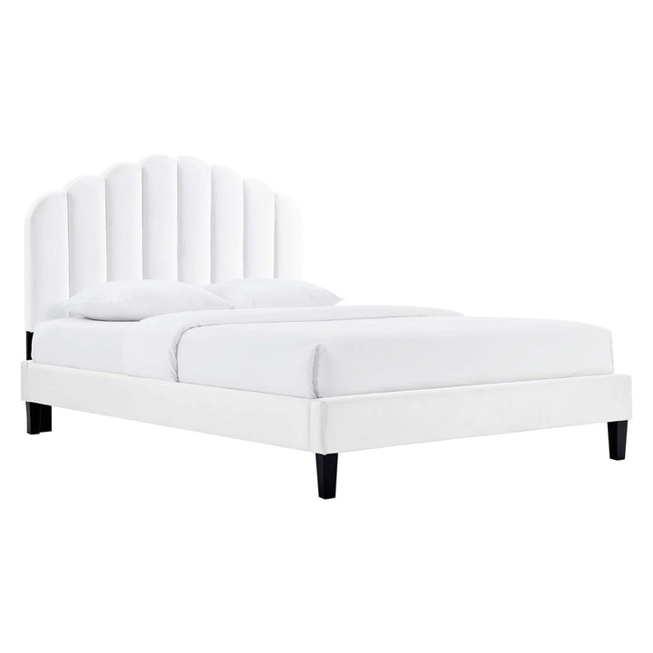 Elise Full Platform Bed - Light Gray (Copy) Denmark Home