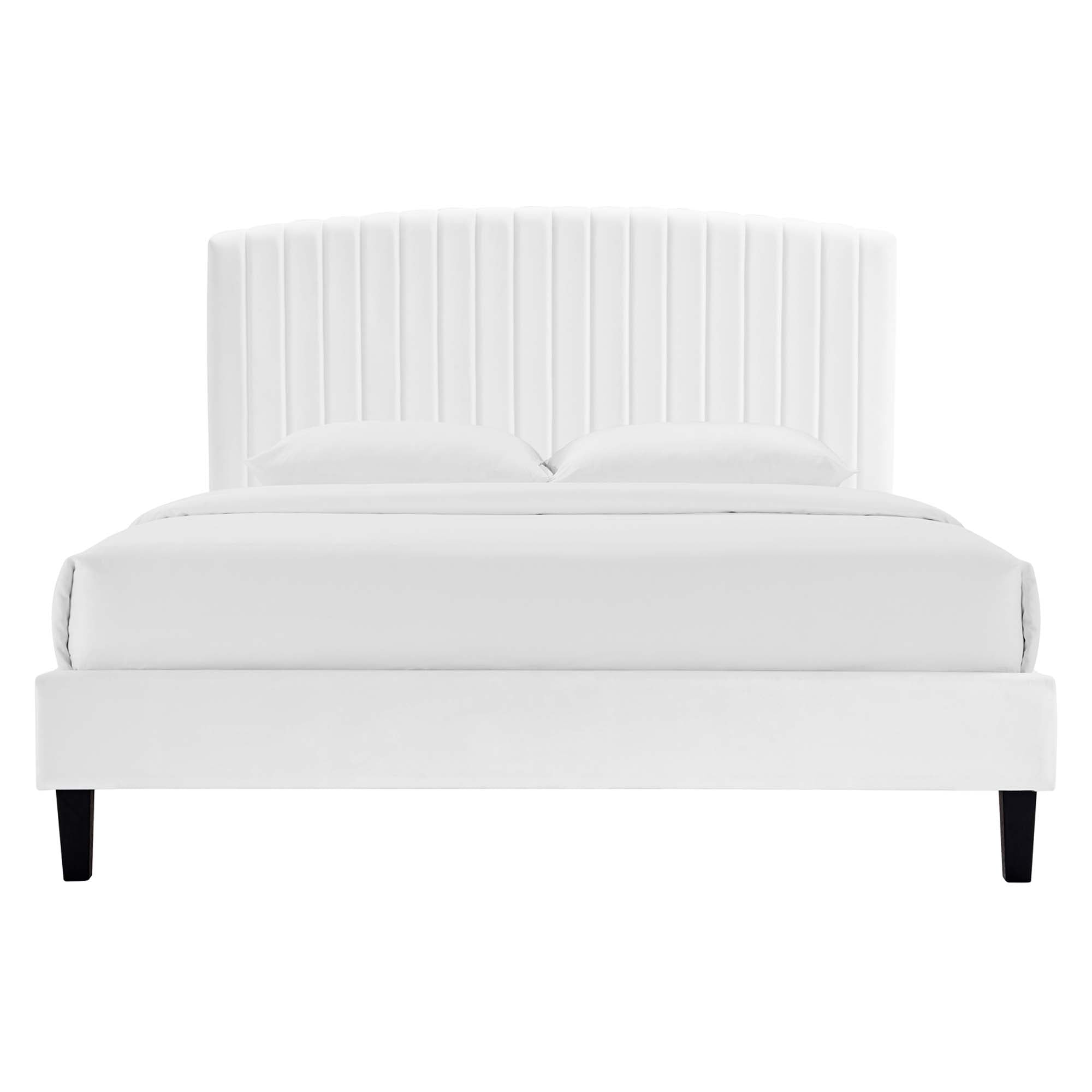 Valois Full Platform Bed – White (Copy) Denmark Home