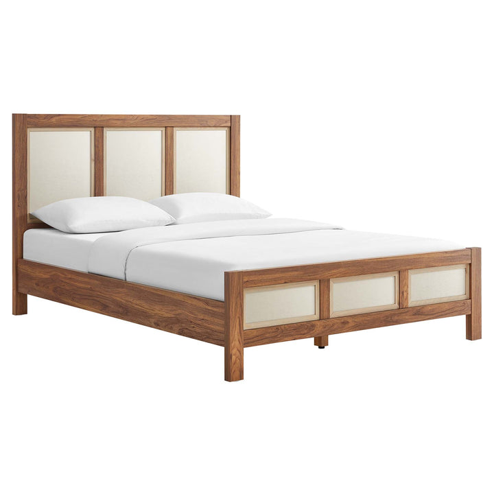 Tuck Queen Platform Bed - Walnut Denmark Home