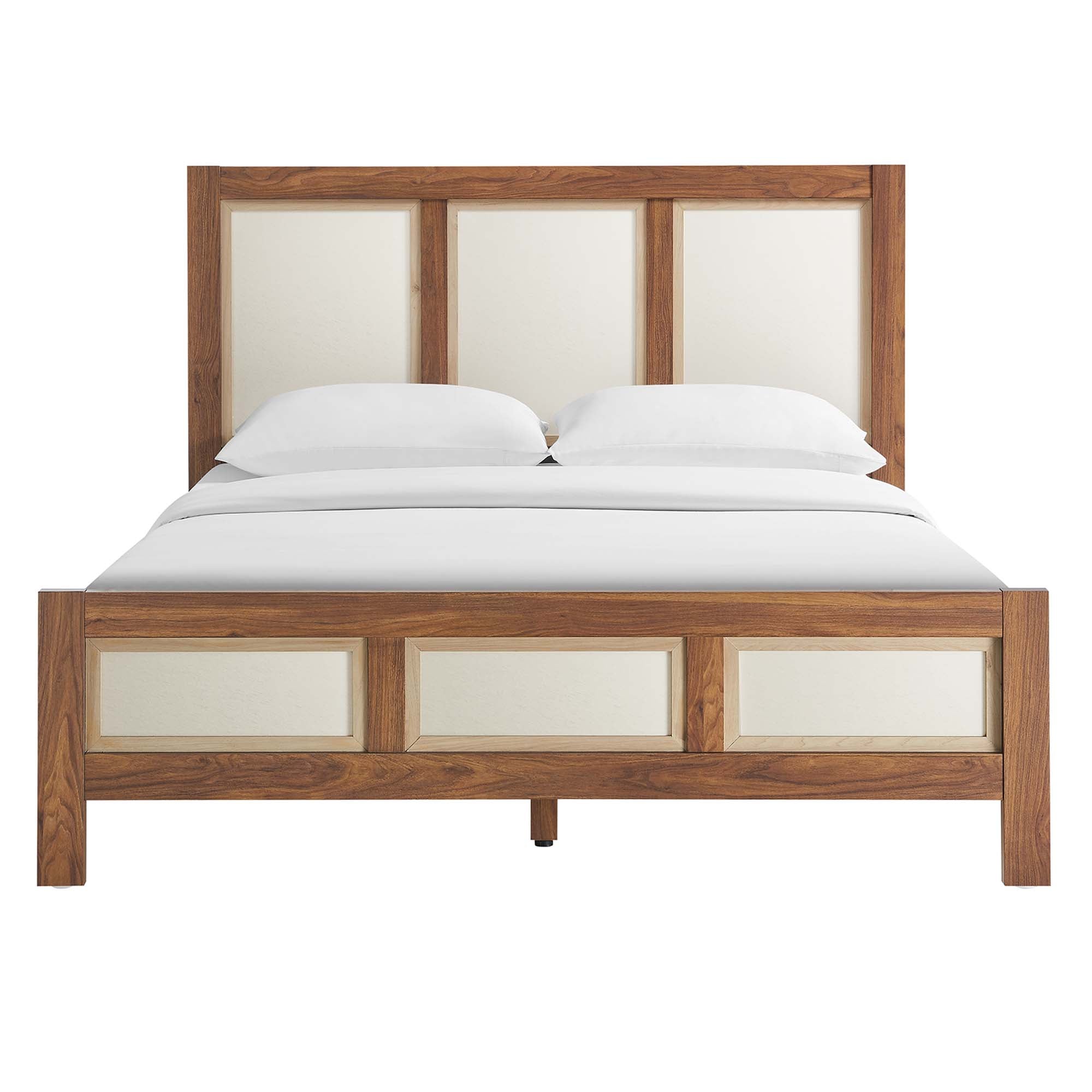 Tuck Queen Platform Bed - Walnut Denmark Home