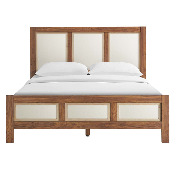 Tuck Queen Platform Bed - Walnut Denmark Home