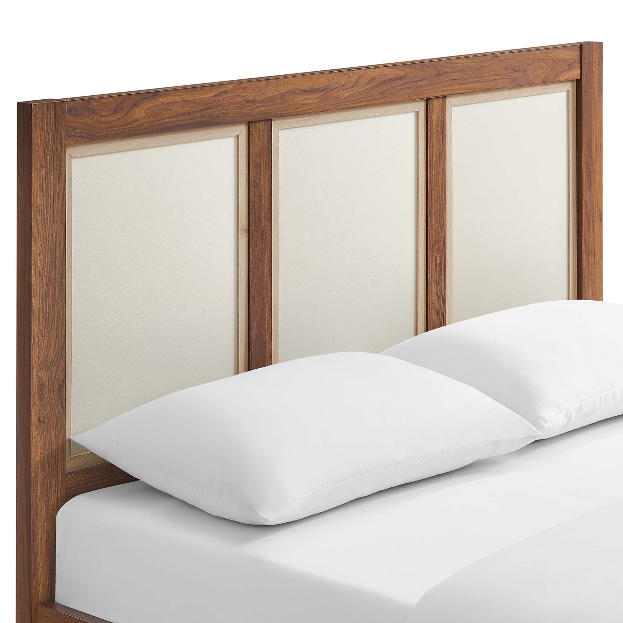 Tuck Queen Platform Bed - Walnut Denmark Home
