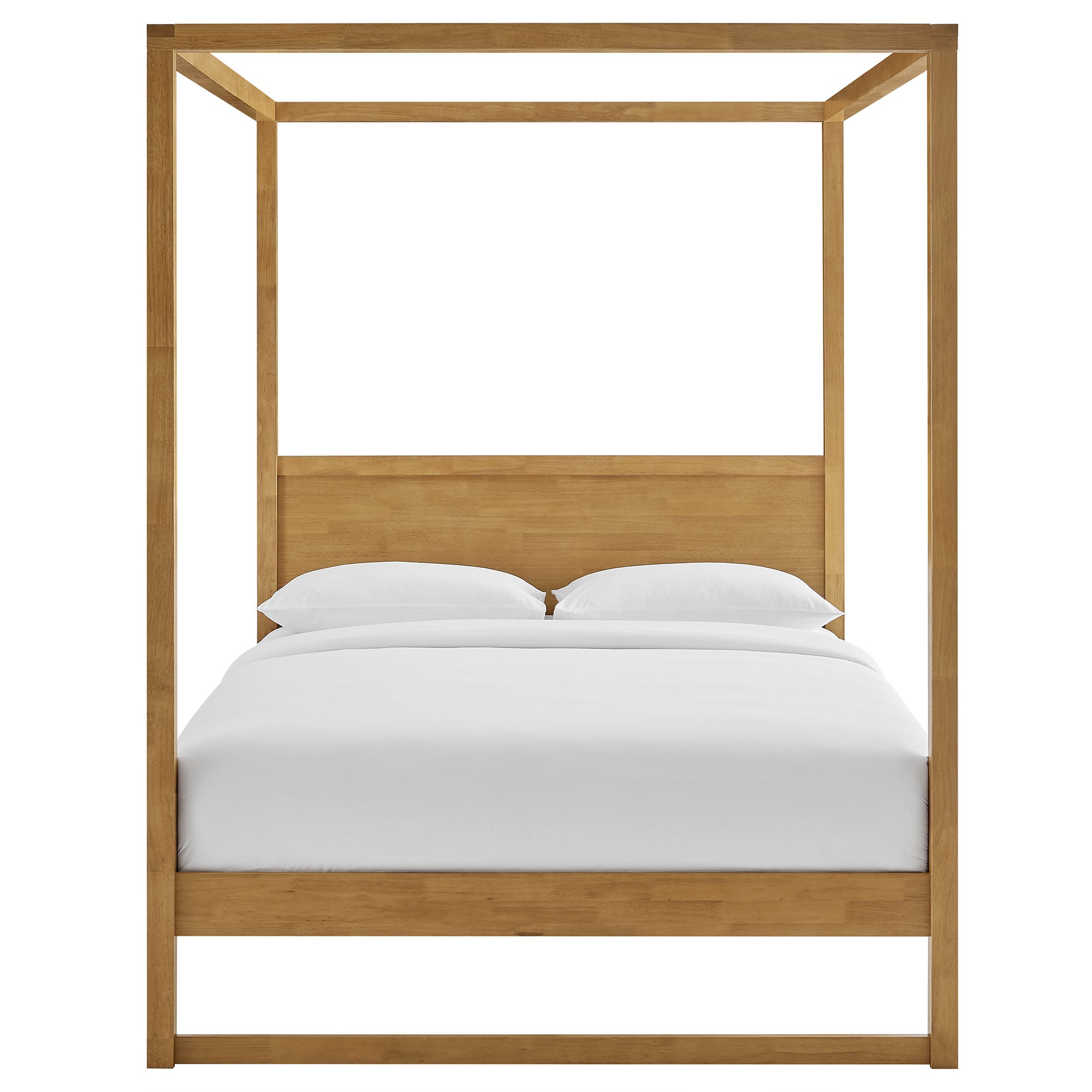 Skova Queen Canopy Bed – Oak Denmark Home