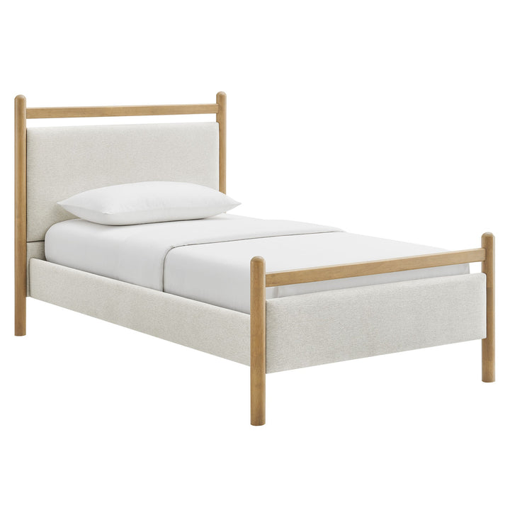 Fiona Queen Platform Bed  - Wenge Heathered Ivory (Copy) Denmark Home