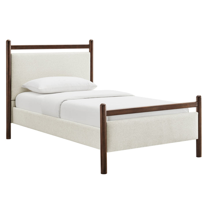 Fiona Twin Platform Bed  - Wenge Heathered Dark Gray (Copy) Denmark Home