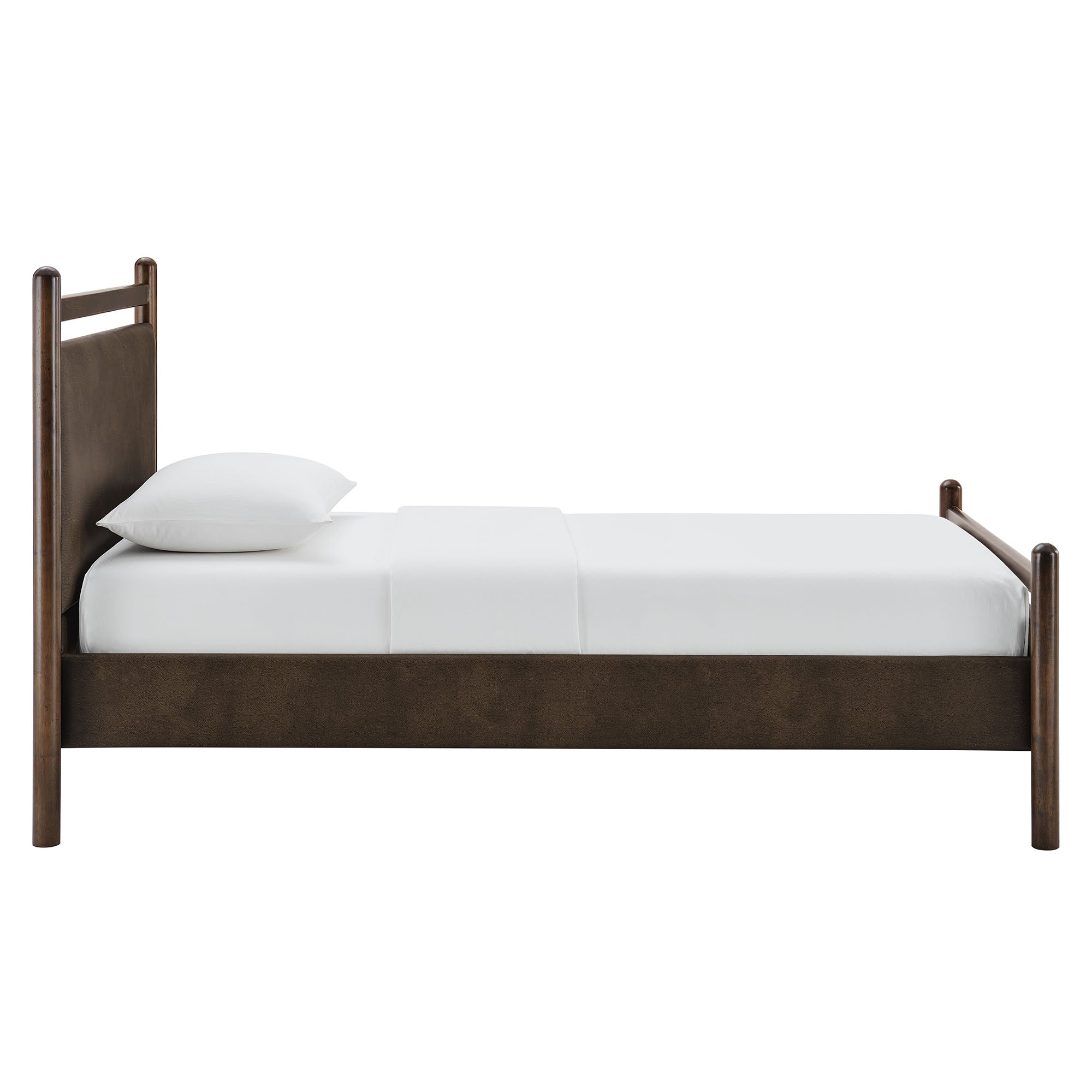Fiona Twin Platform Bed - Wenge Mushroom Denmark Home
