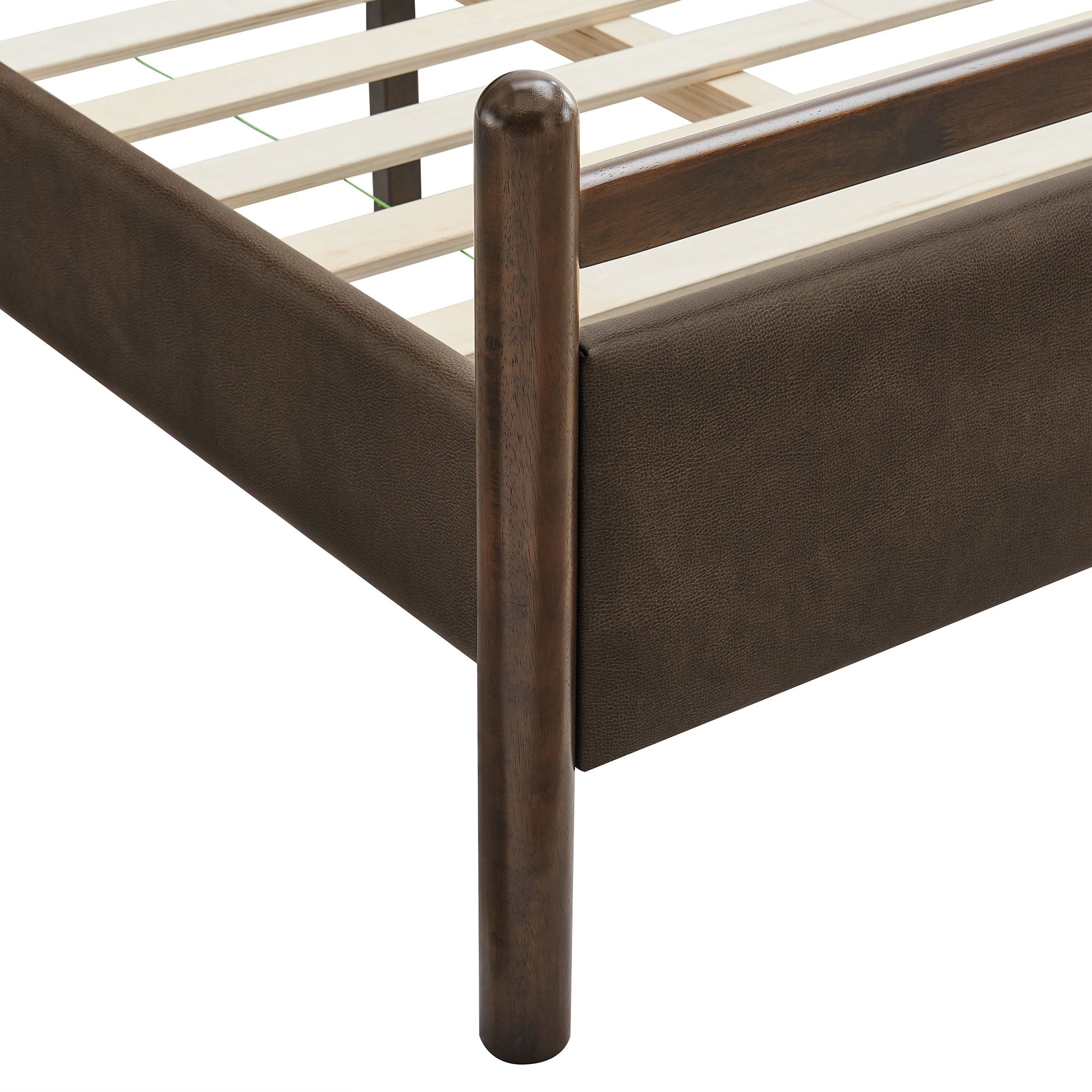 Fiona Twin Platform Bed - Wenge Mushroom Denmark Home
