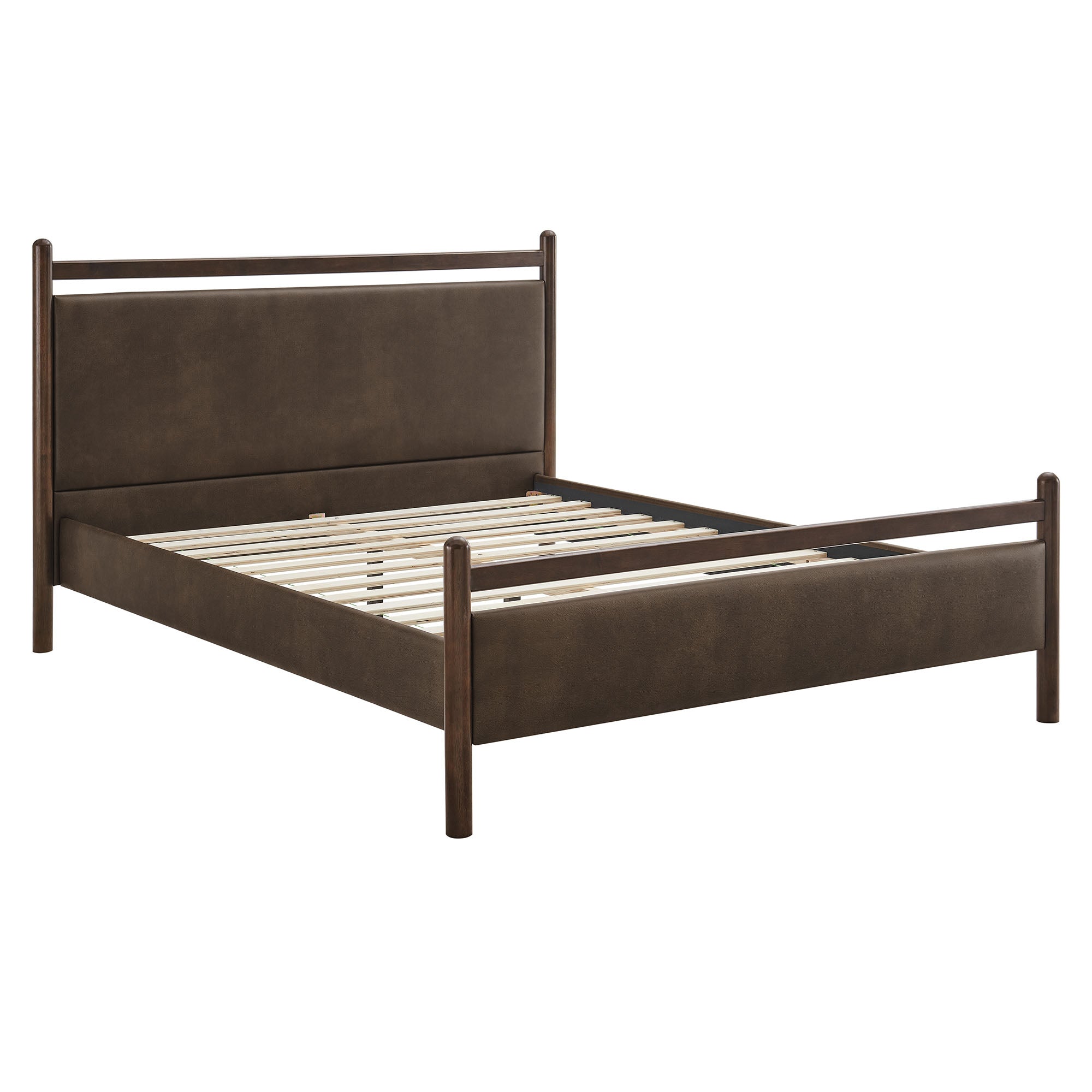 Fiona Full Platform Bed - Wenge Mushroom Denmark Home