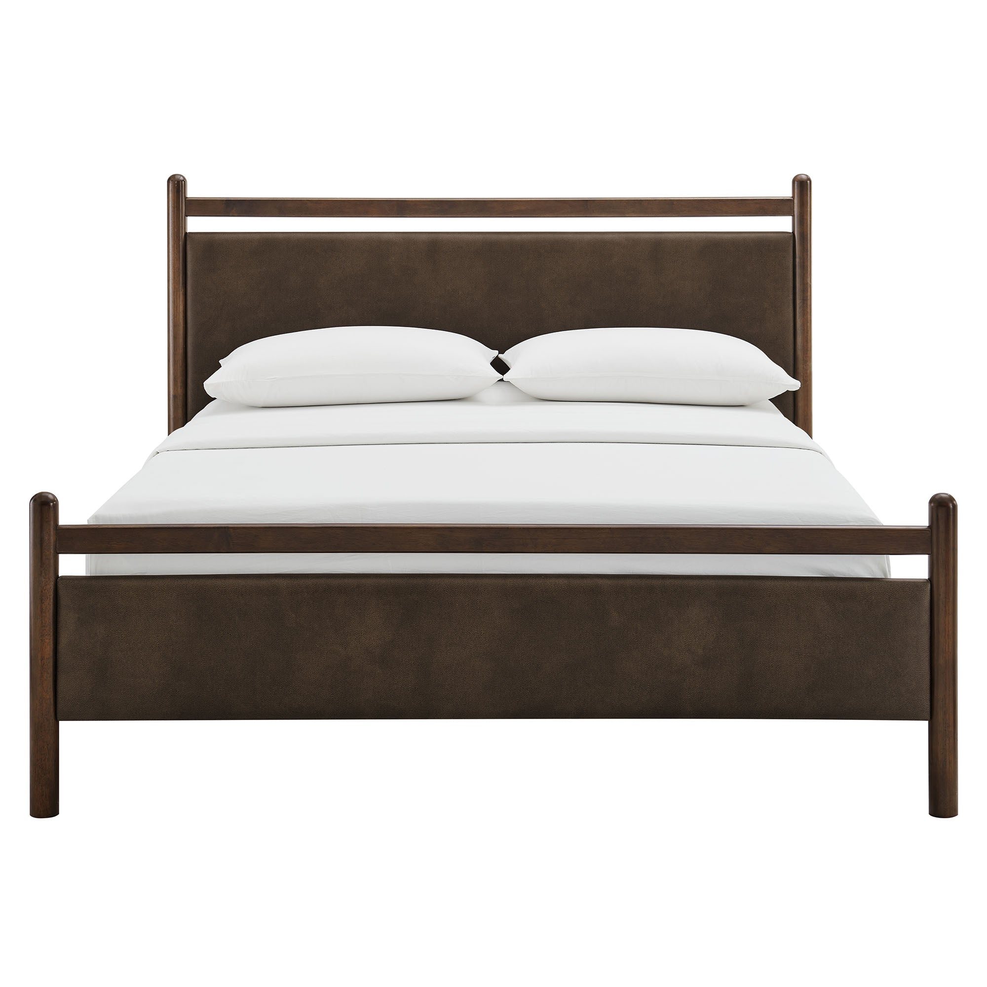 Fiona Full Platform Bed - Wenge Mushroom Denmark Home