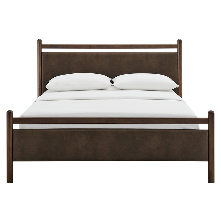 Fiona Full Platform Bed - Wenge Mushroom Denmark Home