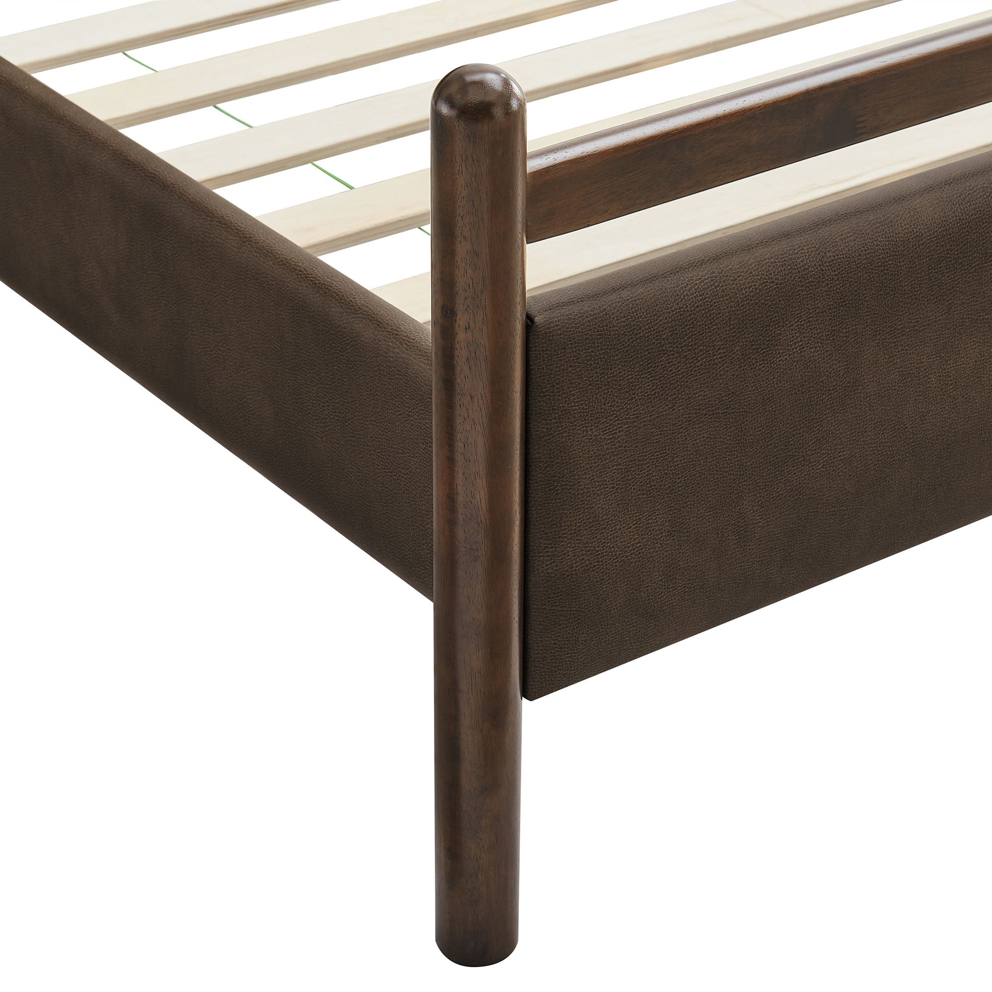 Fiona Full Platform Bed - Wenge Mushroom Denmark Home