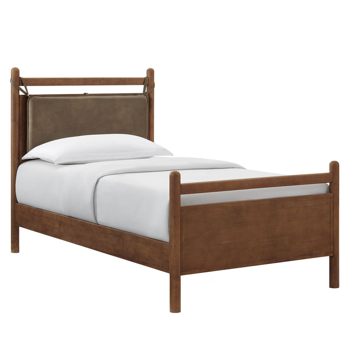 Skeppar Solid Wood Queen Platform Bed - Light Oak Canyon (Copy) Denmark Home