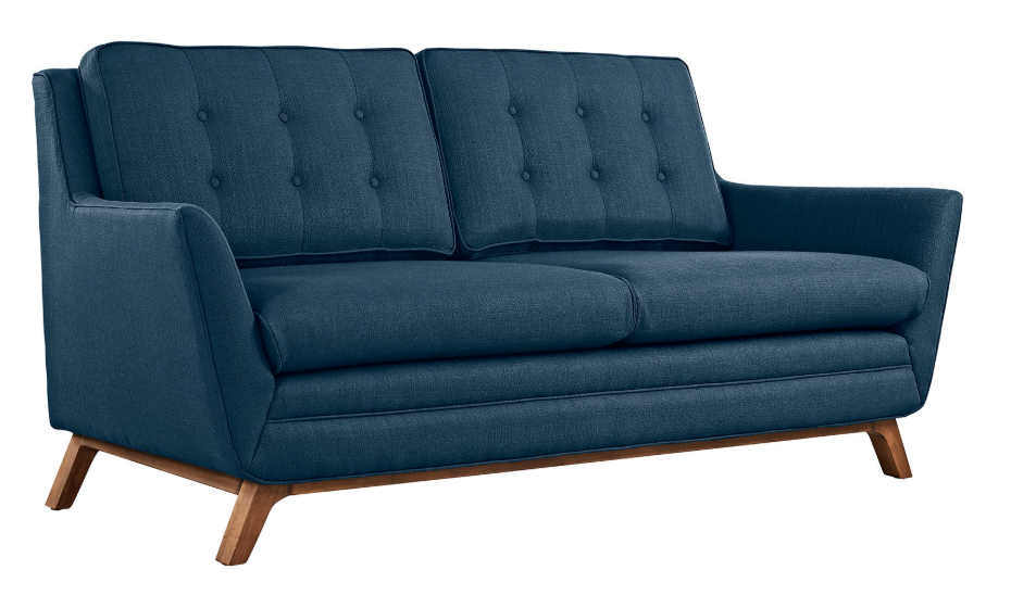 Modus Upholstered Loveseat – Azure