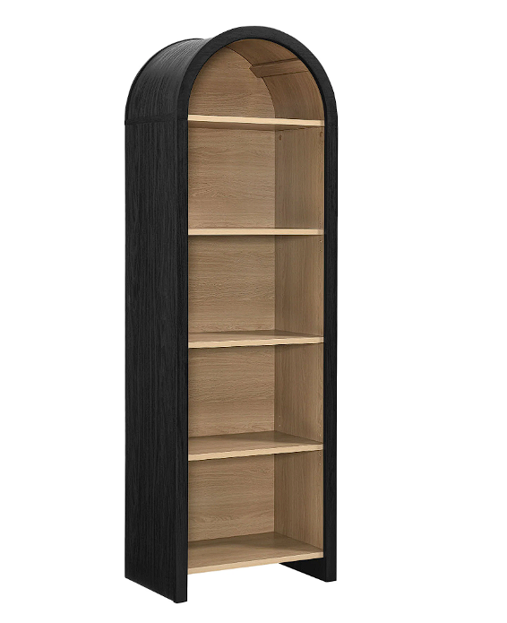 Hut Arched Bookcase - Black Denmark Home