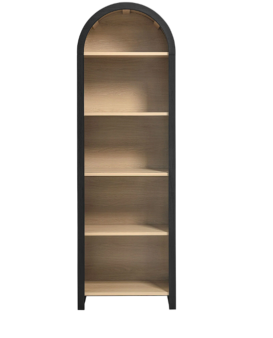 Hut Arched Bookcase - Black Denmark Home