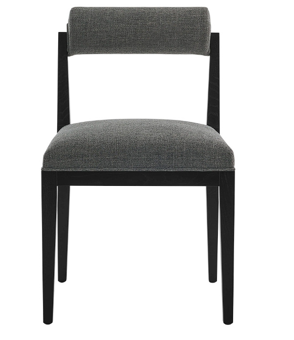 Bek Fabric Dining Chair - Charcoal Black Denmark Home